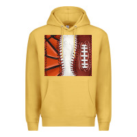 Antique Gold baseball and basketball and football tumbler tbs Premium Hoodie - TumblerDesignByShophia