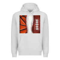 Dove Grey baseball and basketball and football tumbler tbs Premium Hoodie - TumblerDesignByShophia