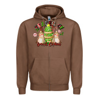 Chestnut teacher of smart cookies Zipper Hoodie - LillyAllenDesigns