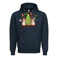 Navy teacher of smart cookies Zipper Hoodie - LillyAllenDesigns