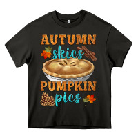 Asphalt autumn skies pumpkin pies Heavy Core Tee - HRA Design Shop