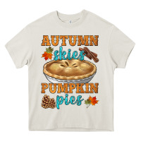 Cream autumn skies pumpkin pies Heavy Core Tee - HRA Design Shop
