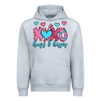 Heather Grey xoxo hugs and kisses olivia Urban Hoodie - OliviaCreatesArt