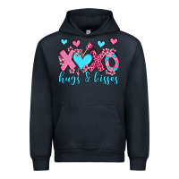 Navy xoxo hugs and kisses olivia Urban Hoodie - OliviaCreatesArt