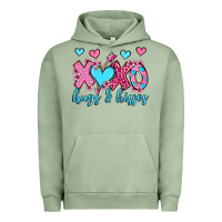 Pigment Oil Green xoxo hugs and kisses olivia Urban Hoodie - OliviaCreatesArt