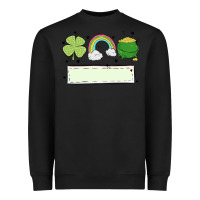 Black st patrick's trio name patch Heavyweight Sweatshirt - MaliasSmallBusiness