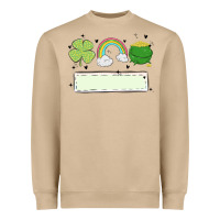 Mushroom st patrick's trio name patch Heavyweight Sweatshirt - MaliasSmallBusiness