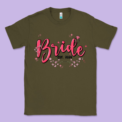 Bride Classic Tee Designed By Maliassmallbusiness