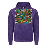 Cloud Purple cactus gemstone Vintage Hoodie - AdoDesignShop