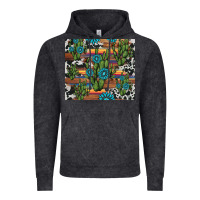 Vintage Black cactus gemstone Vintage Hoodie - AdoDesignShop
