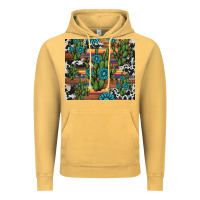 Vintage Mustard cactus gemstone Vintage Hoodie - AdoDesignShop