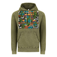 Vintage Olive cactus gemstone Vintage Hoodie - AdoDesignShop