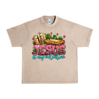 French Oak jesus is my valentine Urban Heavy Tee - AdoDesignShop