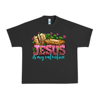 Pigment Black jesus is my valentine Urban Heavy Tee - AdoDesignShop