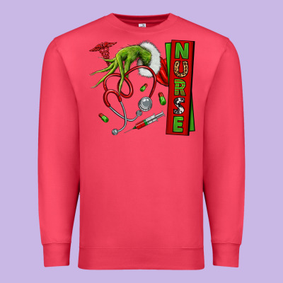 Christmas Character Premium Sweatshirt Designed By Nancycooperartshop
