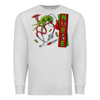 Dove Grey Christmas Character Premium Sweatshirt - NancyCooperArtShop