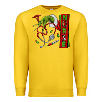 Lemon Christmas Character Premium Sweatshirt - NancyCooperArtShop