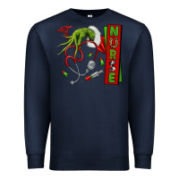 Navy Christmas Character Premium Sweatshirt - NancyCooperArtShop