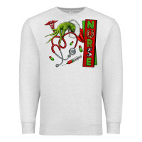 Oatmeal Heather Christmas Character Premium Sweatshirt - NancyCooperArtShop