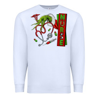 White Christmas Character Premium Sweatshirt - NancyCooperArtShop