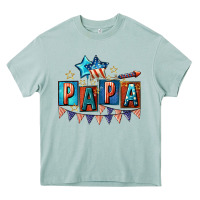 American Papa 4th Of July Heavy Core Tee | Teevron