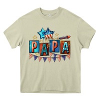 Mossy American Papa 4th of july Heavy Core Tee - CowGirlArtShop