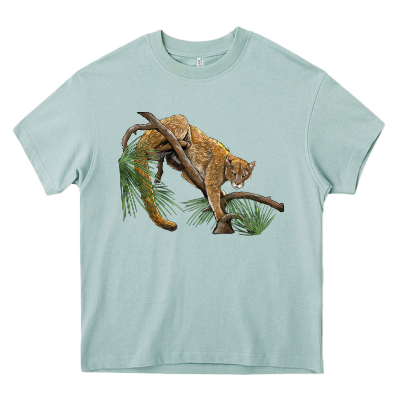 Florida Panther Heavy Core Tee by BarkalooDesign | Teevron
