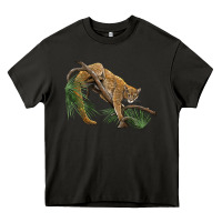 Asphalt florida panther Heavy Core Tee - BarkalooDesign
