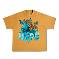 Peanut Butter hope tealribbonovarian cancer nails Urban Heavy Tee - NancyCooperArtShop