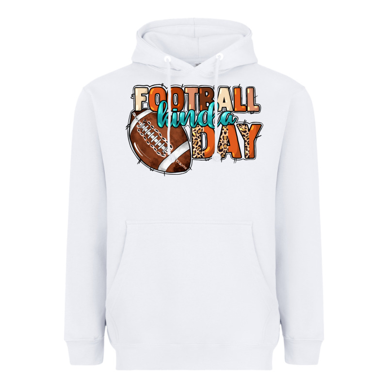 Football Kinda Day Heavyweight Hoodie by NancyCooperArtShop | Teevron