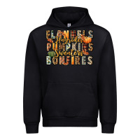 Black flannels hayrides pumpkins  bonfires Urban Hoodie - FaDigitalArtStudio