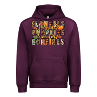 Mauve Wine flannels hayrides pumpkins  bonfires Urban Hoodie - FaDigitalArtStudio
