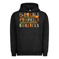 Pigment Black flannels hayrides pumpkins  bonfires Urban Hoodie - FaDigitalArtStudio