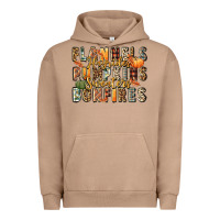 Pigment Burro flannels hayrides pumpkins  bonfires Urban Hoodie - FaDigitalArtStudio