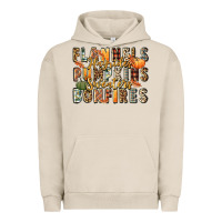 Pigment French Oak flannels hayrides pumpkins  bonfires Urban Hoodie - FaDigitalArtStudio
