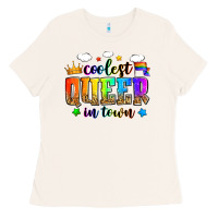 Bone coolest queer in town Ladies Tee - Zillion Design Studio