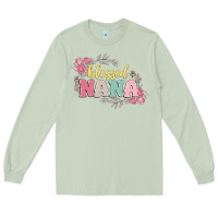 Matcha blessed nana Long Sleeve Tee - MaliasSmallBusiness