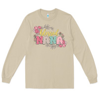 Mushroom blessed nana Long Sleeve Tee - MaliasSmallBusiness