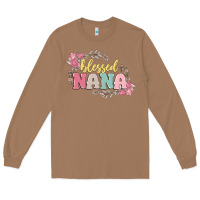Toasted Coconut blessed nana Long Sleeve Tee - MaliasSmallBusiness