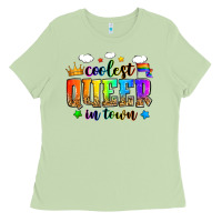 Matcha coolest queer in town Ladies Tee - Zillion Design Studio
