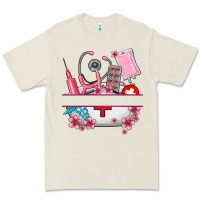 Bone custom name nurse hat and elements Premium Tee - AdoDesignShop