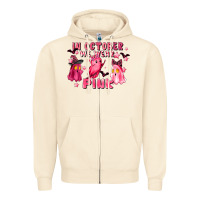 Sandshell in october we wear pink Zipper Hoodie - LillyAllenDesigns