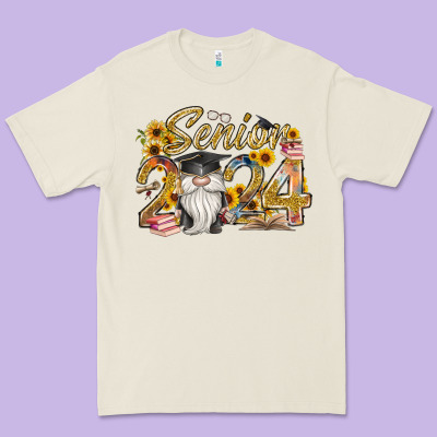 Senior 2024 Premium Tee Designed By Racoondesign