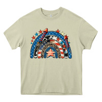 Mossy American rainbow 4th of july Heavy Core Tee - CowGirlArtShop