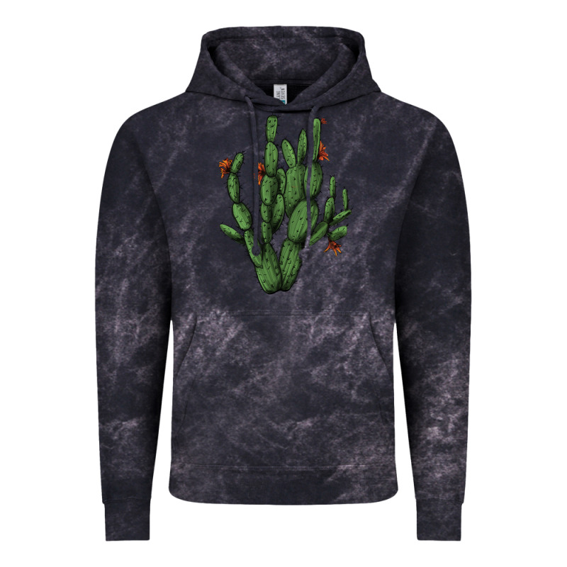 Cactus With Flowers Vintage Hoodie by AdoDesignShop | Teevron