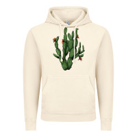 Vintage Artic cactus with flowers Vintage Hoodie - AdoDesignShop