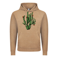 Vintage Coffee cactus with flowers Vintage Hoodie - AdoDesignShop