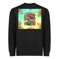Black country cassette tapes Heavyweight Sweatshirt - MaliasSmallBusiness