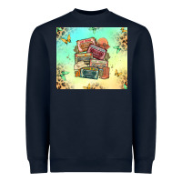 Navy country cassette tapes Heavyweight Sweatshirt - MaliasSmallBusiness