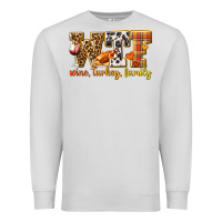 Dove Grey WTF Wine Turkey Family Premium Sweatshirt - texasbilliewilder
